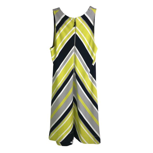 Banana Republic Dress Womens 6P Multi Color Milly Collection Sleeveless Striped - Picture 3 of 6